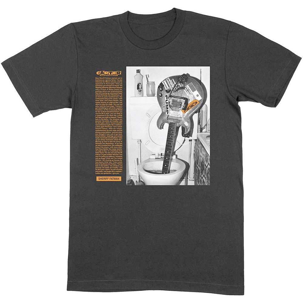 Carter USM - Sheriff Fatman Heren Tshirt - Zwart